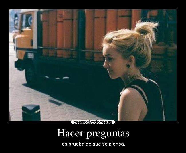 Hacer preguntas - 