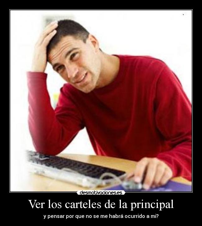 Ver los carteles de la principal - 