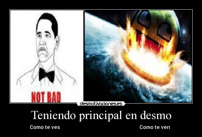 Teniendo principal en desmo - 