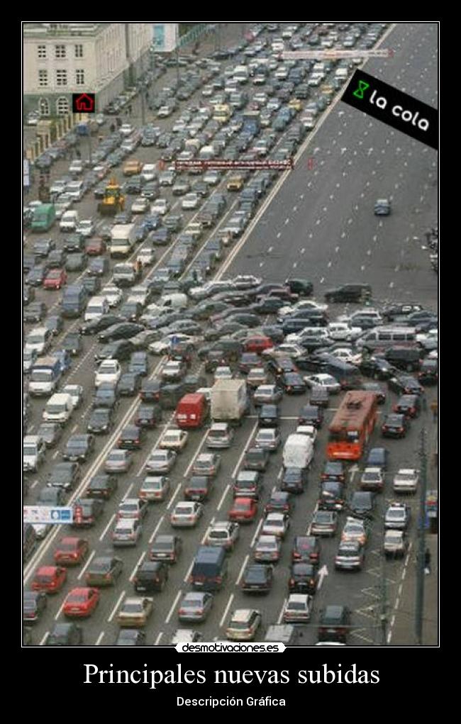 Principales nuevas subidas - 