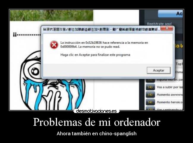 Problemas de mi ordenador - 
