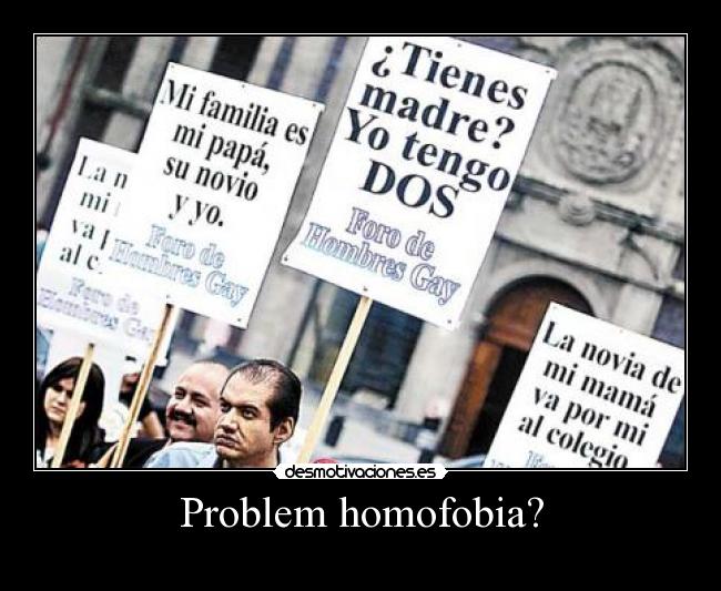 Problem homofobia? -