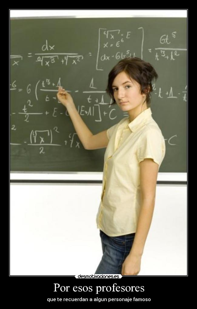 Por esos profesores - 