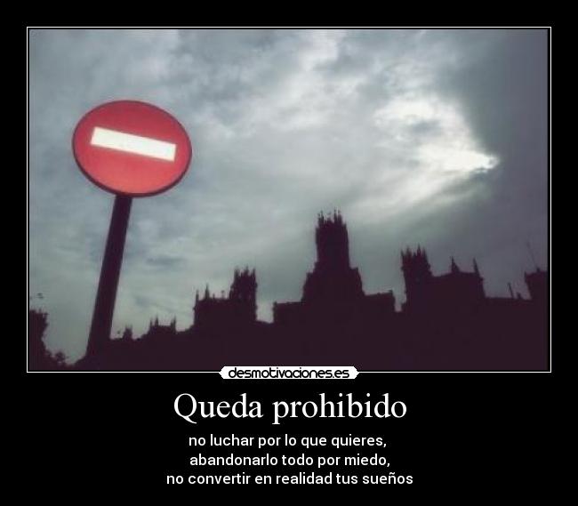 Queda prohibido - 