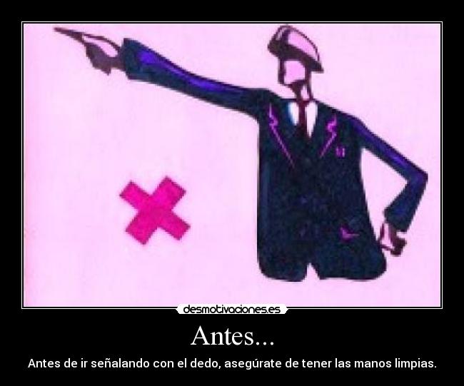 Antes... -