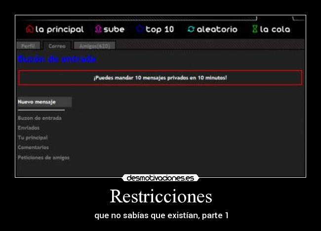 Restricciones - que no sabías que existían, parte 1