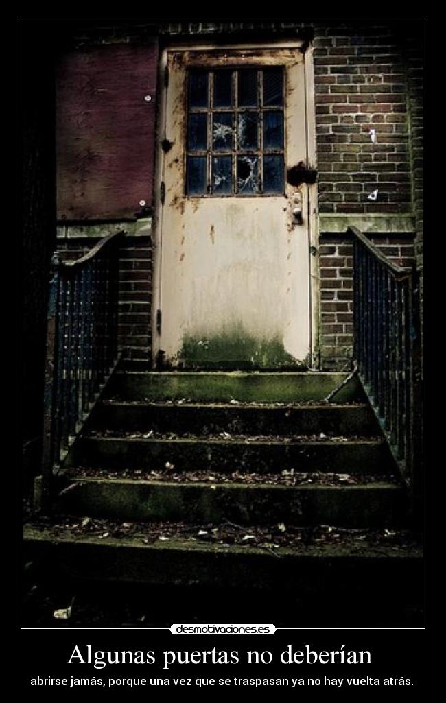 Algunas puertas no deberían -
