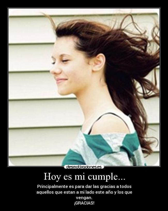 Hoy es mi cumple... - 