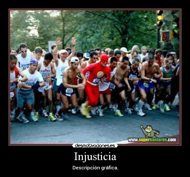 Injusticia - Descripción gráfica.