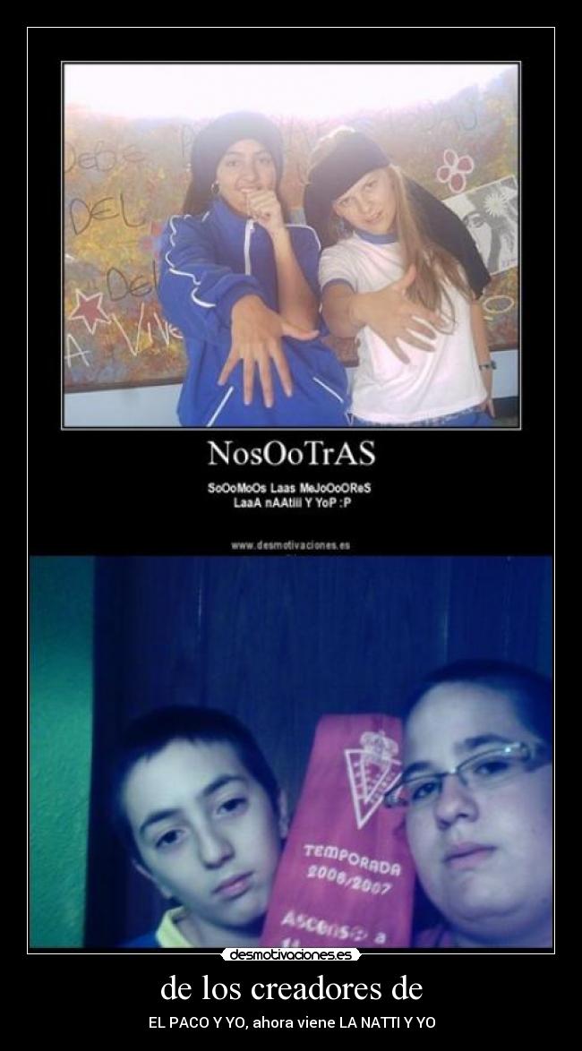 carteles los creadores desmotivaciones