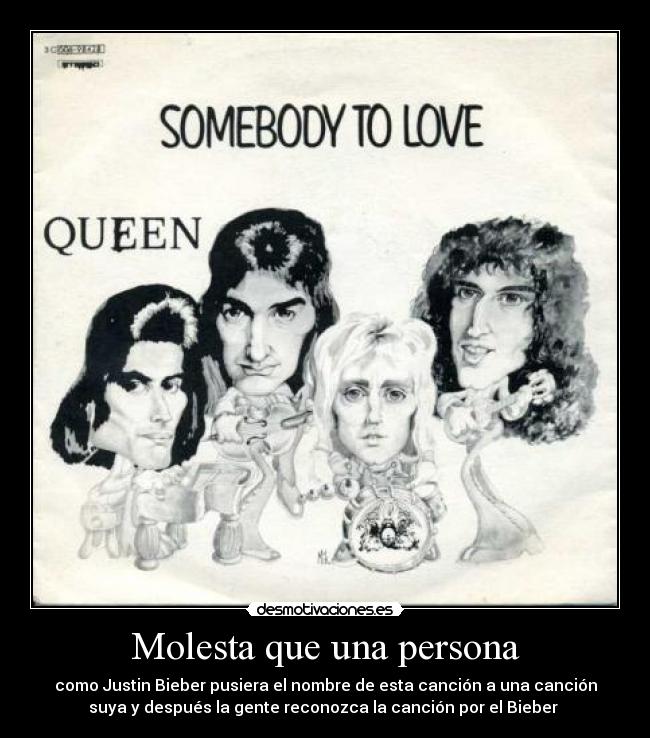 Molesta que una persona -