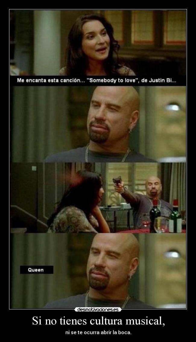 Si no tienes cultura musical, - 