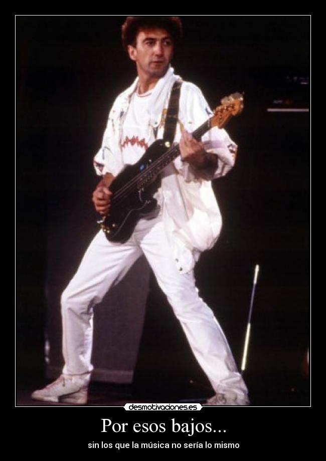 Por esos bajos... - sin los que la música no sería lo mismo