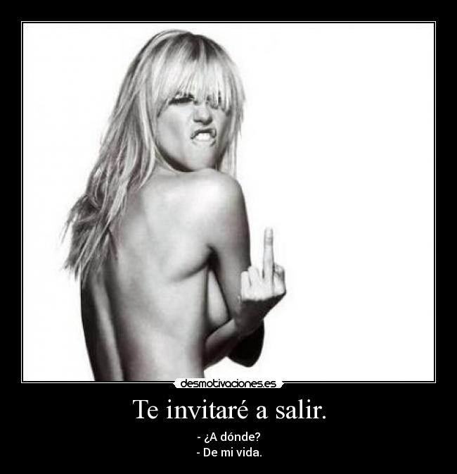 Te invitaré a salir. - 