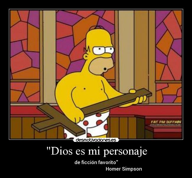 Dios es mi personaje -