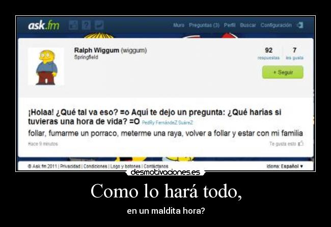 carteles ralph wiggum tonto peloo xdd desmotivaciones