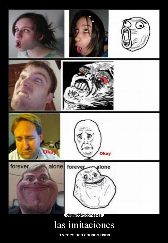 las imitaciones - a veces nos causan risas