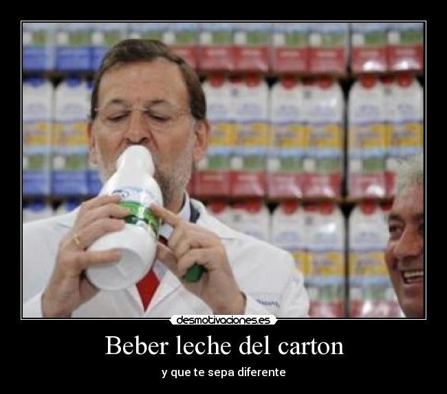 Beber leche del carton - y que te sepa diferente