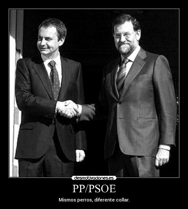 PP/PSOE - Mismos perros, diferente collar.