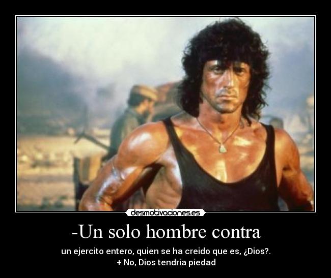 carteles rambo desmotivaciones