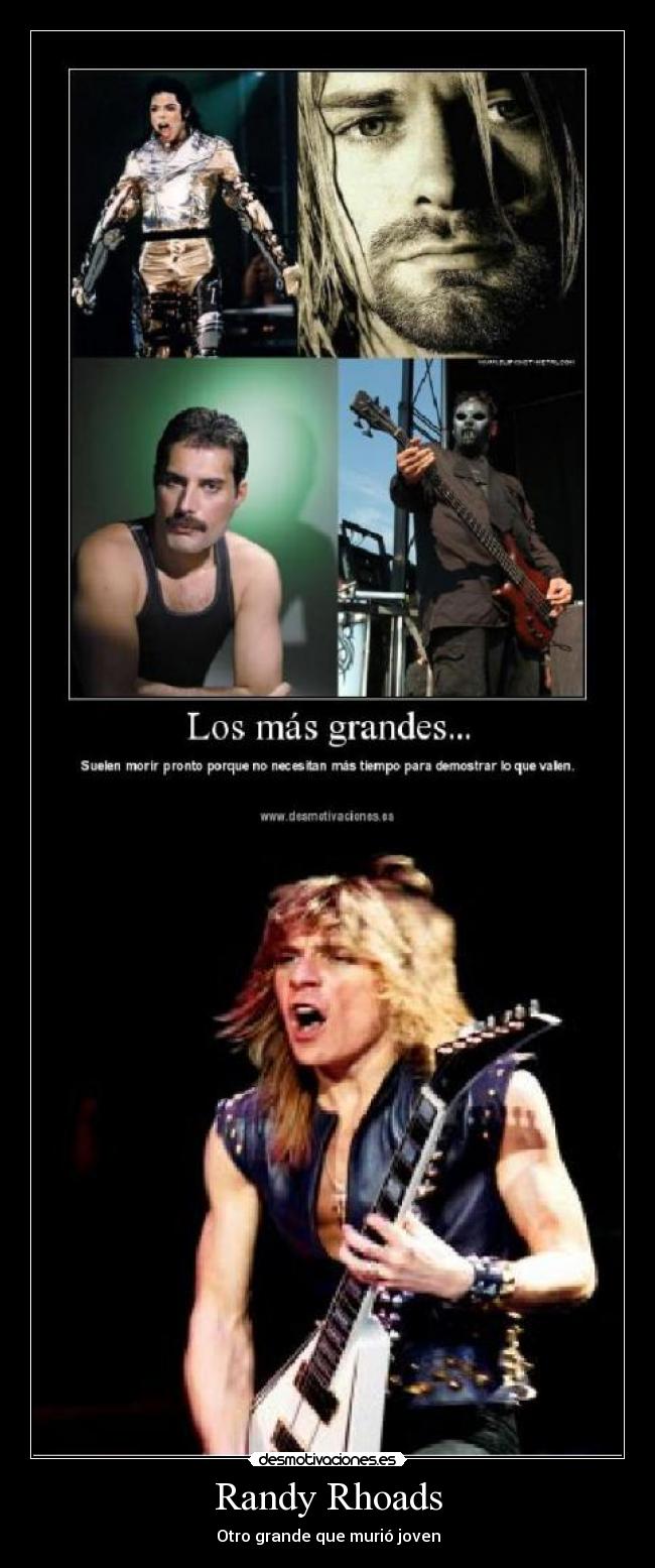 Randy Rhoads - Otro grande que murió joven