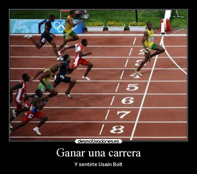 Ganar una carrera - 