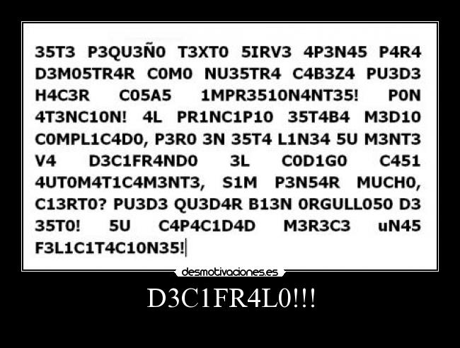 D3C1FR4L0!!! - 