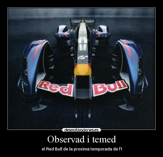 Observad i temed - el Red Bull de la proxima temporada de f1