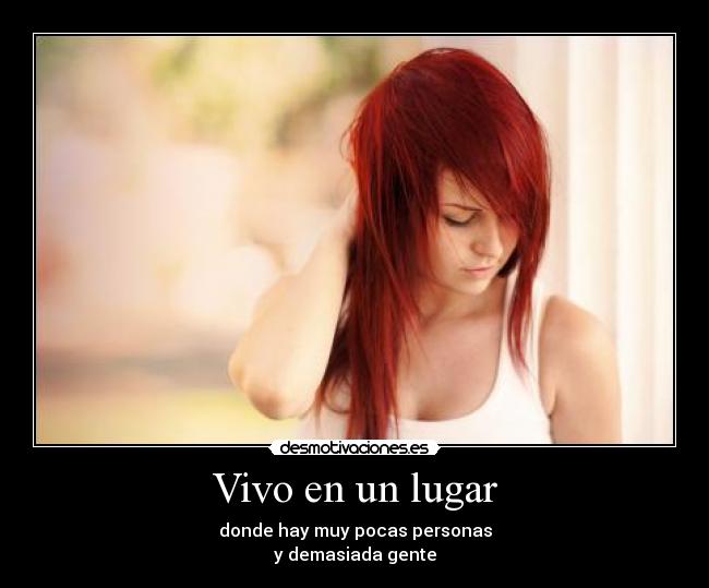 Vivo en un lugar - 