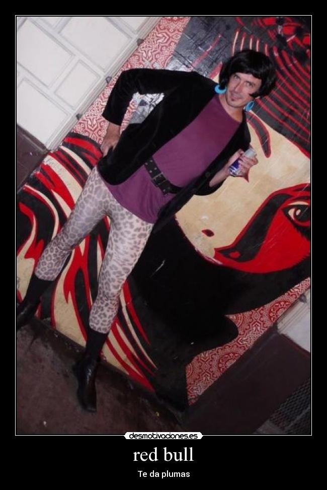 red bull - Te da plumas