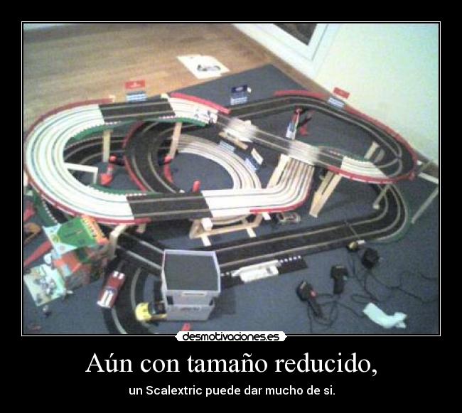 Aún con tamaño reducido, - 