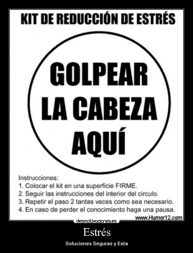 Estrés - Soluciones Seguras y Esta