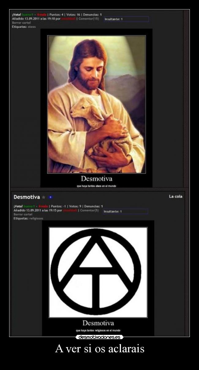 A ver si os aclarais -