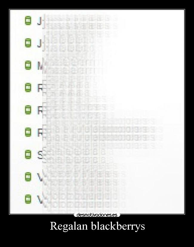 Regalan blackberrys -