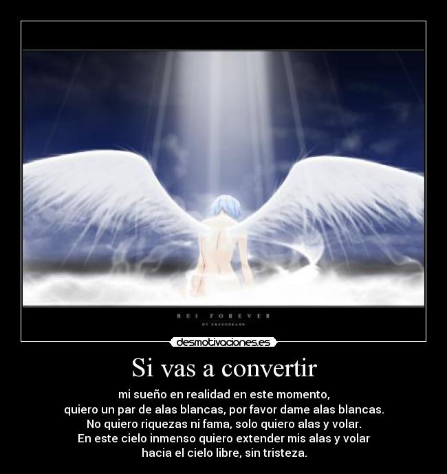 Si vas a convertir -