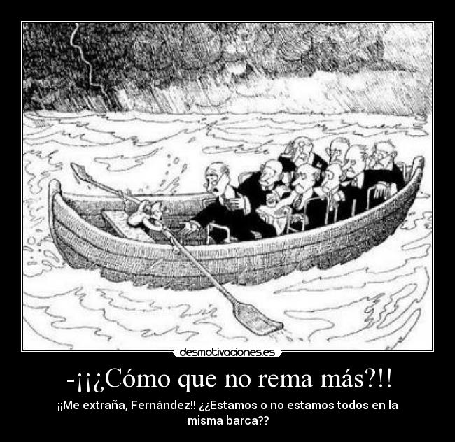 -¡¡¿Cómo que no rema más?!! - 