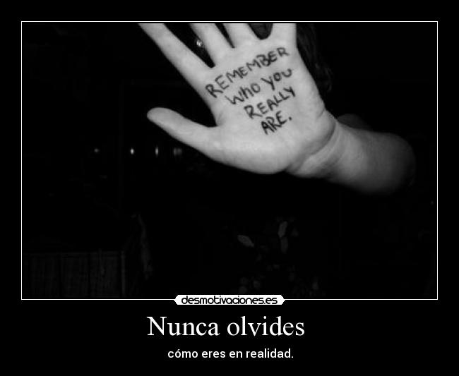 Nunca olvides -