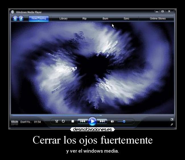 Cerrar los ojos fuertemente -
