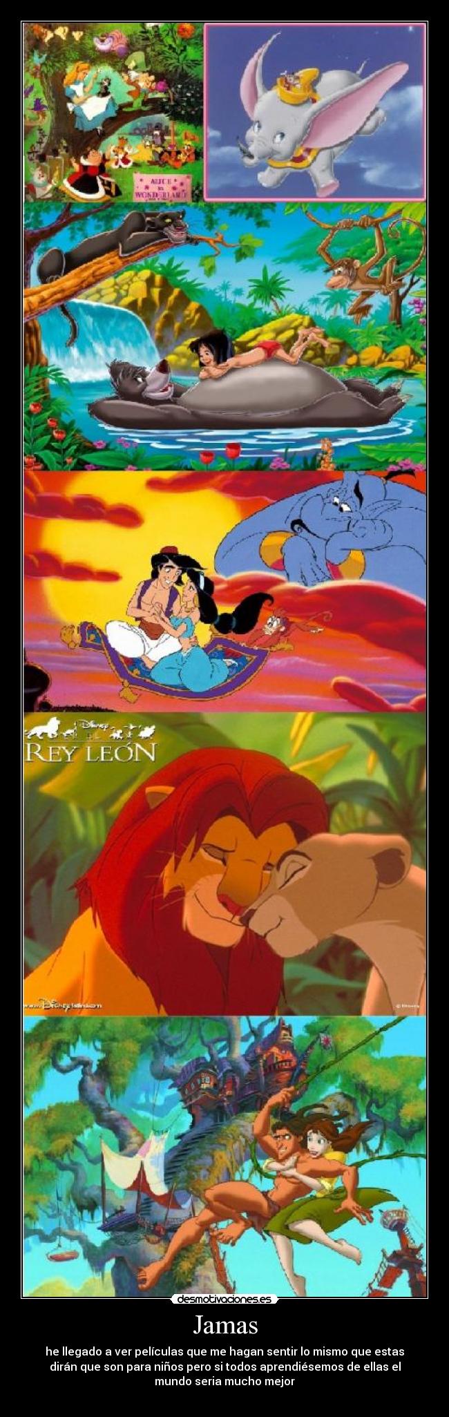 carteles disney desmotivaciones