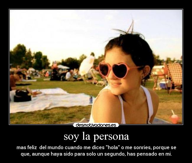 soy la persona -