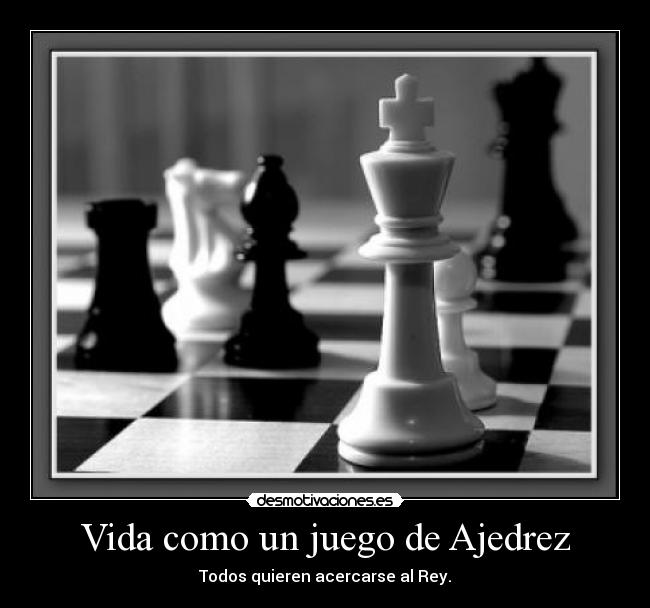 carteles vida vida juego ajedrez dificil desmotivaciones