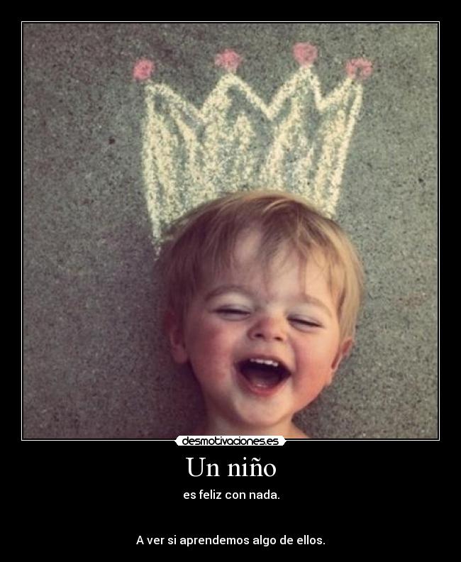 Un niño -