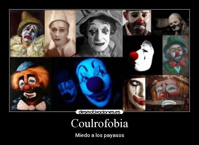 carteles payasos miedo pennywise donalds desmotivaciones