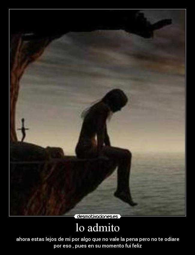 lo admito -