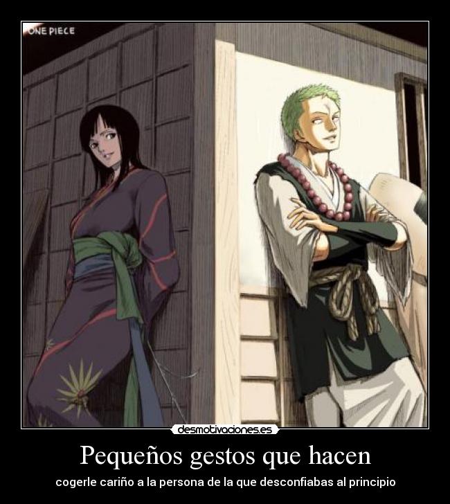 Pequeños gestos que hacen - 