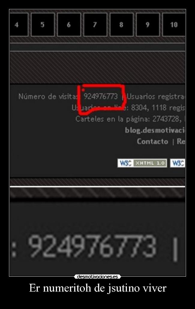 Er numeritoh de jsutino viver - 