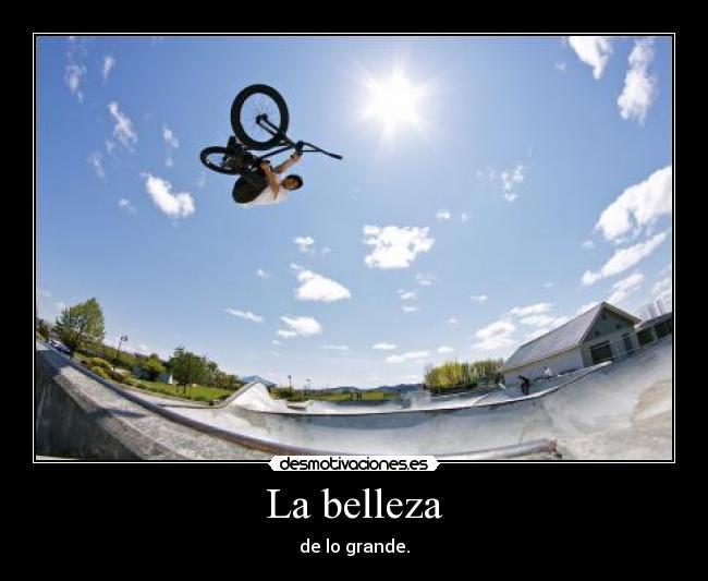 La belleza - de lo grande.