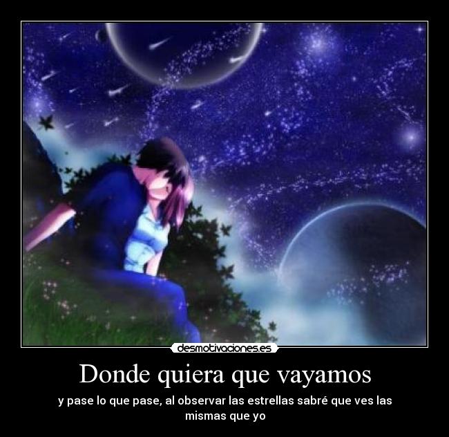 Donde quiera que vayamos -