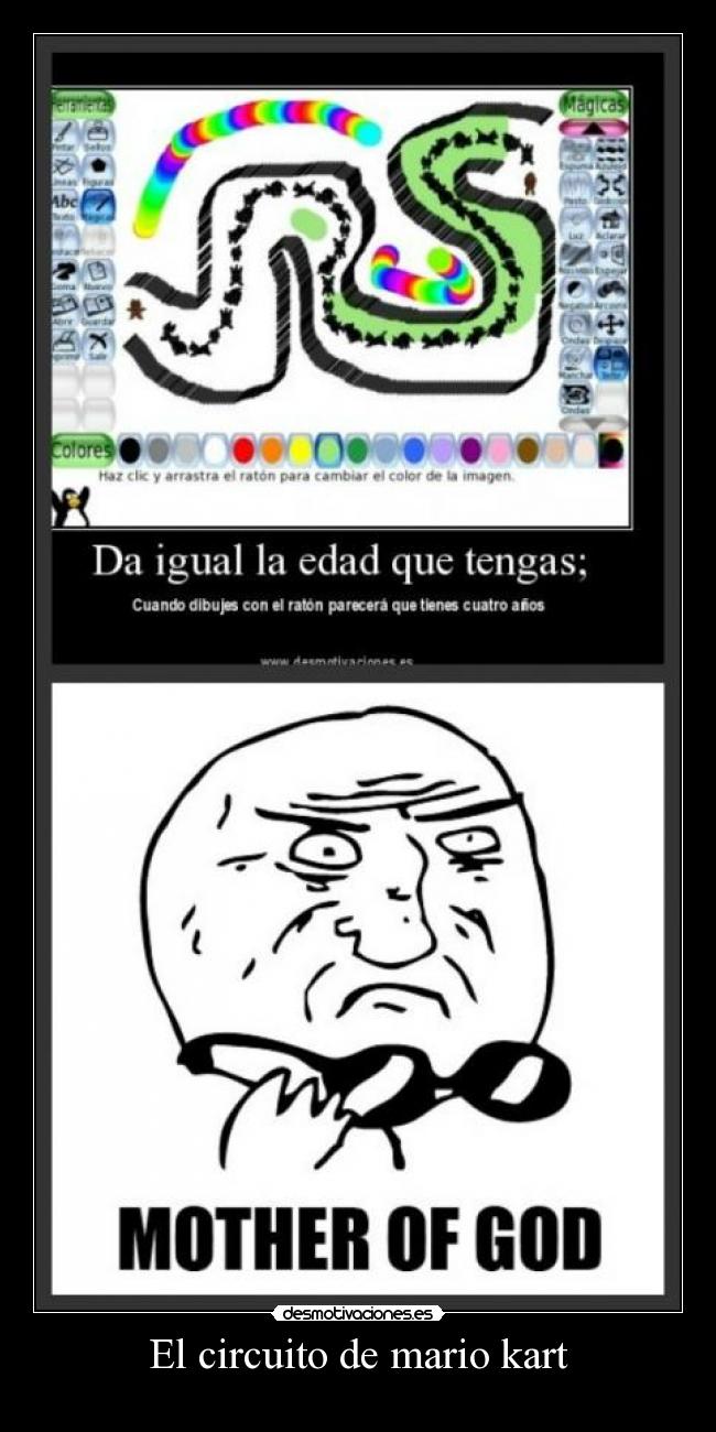 El circuito de mario kart -