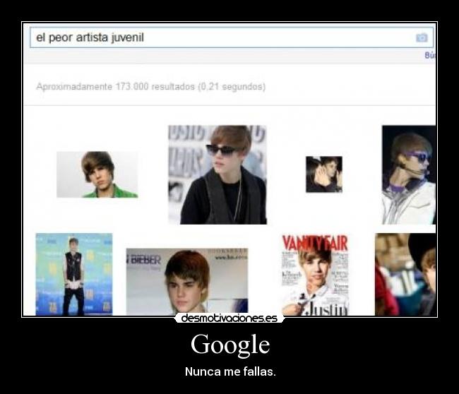 Google - Nunca me fallas.